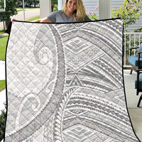 American Samoa White Sunday Quilt Polynesian Lotu Tamaiti - Polynesian Pride