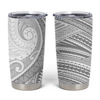 American Samoa White Sunday Tumbler Cup Polynesian Lotu Tamaiti LT9 White - Polynesian Pride