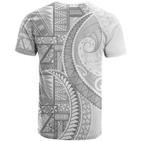 Tonga White Sunday T Shirt Lotu Tamaiti Ngatu Tribal - Polynesian Pride