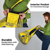 Niue Crab Personalised Grocery Bag Niuean Hiapo Pattern - Polynesian Pride