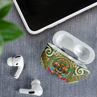 Hawaii Tiki Mask AirPods Case Mele Kalikimaka i Iulai!