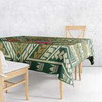 Hawaii Tiki Mask Tablecloth Mele Kalikimaka i Iulai! LT9 - Polynesian Pride