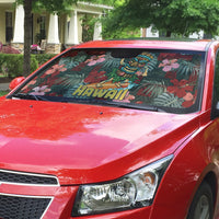 Hawaii Tiki Surfing Auto Sun Shade Mele Kalikimaka i Iulai!