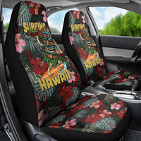 Hawaii Tiki Surfing Car Seat Cover Mele Kalikimaka i Iulai! LT9 - Polynesian Pride