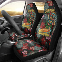 Hawaii Tiki Surfing Car Seat Cover Mele Kalikimaka i Iulai! LT9 - Polynesian Pride