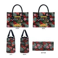 Hawaii Tiki Surfing Leather Bag Mele Kalikimaka i Iulai!