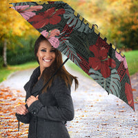 Hawaii Tiki Surfing Umbrella Mele Kalikimaka i Iulai!