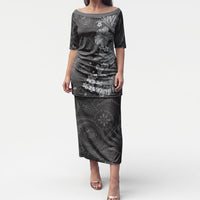 Pauli Hawai'i Hibiscus Puletasi Polynesian Tribal Tattoo Pattern Floral Elements