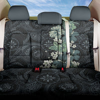 Pauliuli Hawai'i Hibiscus Back Car Seat Cover Polynesian Tribal Tattoo Pattern Floral Elements