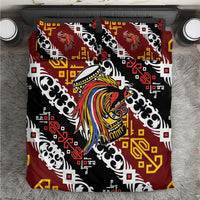 Papua New Guinea Bird Drum Bedding Set Papuan Batik Motif