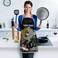 Australia New Zealand Personalised Apron Maori Aboriginal Art Style - Polynesian Pride
