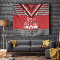 Personalised Tonga Rugby Pacific Tapestry Ikale Tahi Sipi Tau