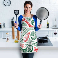 New Zealand Kowhaiwhai Christmas Apron Traditional Maori Koru Pattern LT9 - Polynesian Pride