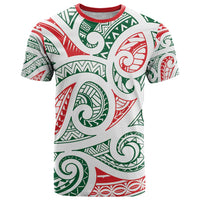 New Zealand Kowhaiwhai Christmas T Shirt Traditional Maori Koru Pattern - Polynesian Pride