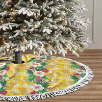 Hawaiian Palaka Tree Skirt Hibiscus Pineapple Lei - Polynesian Pride