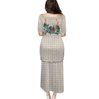 Brown Hawaiian Palaka Puletasi Kukui Nut Money Lei - Polynesian Pride