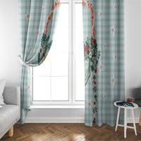 Turquoise Hawaiian Palaka Window Curtain Kukui Nut Money Lei - Polynesian Pride