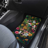 Meri Kirihimete Kakapo Santa Car Mats Merry Christmas with Tropical Vibe