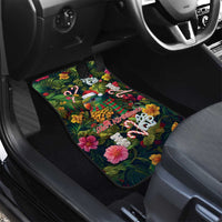Meri Kirihimete Kakapo Santa Car Mats Merry Christmas with Tropical Vibe