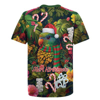 Meri Kirihimete Kakapo Santa Rugby Jersey Merry Christmas with Tropical Vibe