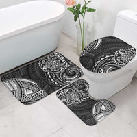 Polynesian Turtle Tribal Tattoo Bathroom Set Black Style - Polynesian Pride