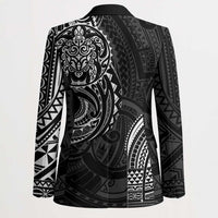 Polynesian Turtle Tribal Tattoo Blazer Black Style - Polynesian Pride