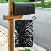 Polynesian Turtle Tribal Tattoo Garden Flag Black Style