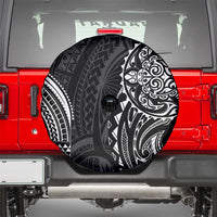 Polynesian Turtle Tribal Tattoo Spare Tire Cover Black Style