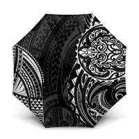Polynesian Turtle Tribal Tattoo Umbrella Black Style LT9 One Size Folded 11.42 inch Opened Diameter 37.4 inch Black - Polynesian Pride
