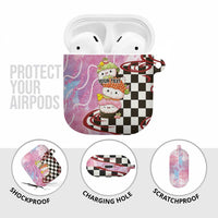 Personalized Japanese Kawaii Sushi Roll AirPods Case Wagara Palaka Pattern