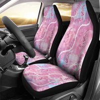 Japanese Koi Fish Car Seat Cover Pink Wagara Palaka Honohono Pikake Lei