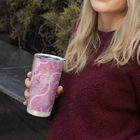Japanese Koi Fish Tumbler Cup Pink Wagara Palaka Honohono Pikake Lei