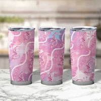Japanese Koi Fish Tumbler Cup Pink Wagara Palaka Honohono Pikake Lei