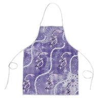 Japanese Koi Fish Apron Purple Wagara Palaka Honohono Pikake Lei