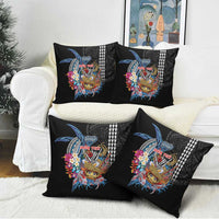 Personalized Japanese Koi Fish Ramen Pillow Cover Aloha Shark Kakau Pattern LT9 - Polynesian Pride