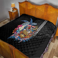 Personalized Japanese Koi Fish Ramen Quilt Aloha Shark Kakau Pattern LT9 - Polynesian Pride
