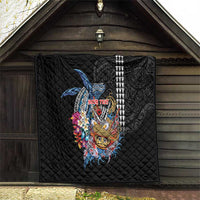 Personalized Japanese Koi Fish Ramen Quilt Aloha Shark Kakau Pattern LT9 - Polynesian Pride