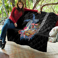 Personalized Japanese Koi Fish Ramen Quilt Aloha Shark Kakau Pattern LT9 - Polynesian Pride