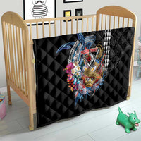 Personalized Japanese Koi Fish Ramen Quilt Aloha Shark Kakau Pattern LT9 - Polynesian Pride
