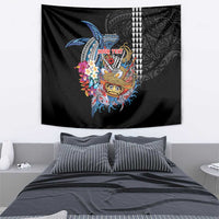 Personalized Japanese Koi Fish Ramen Tapestry Aloha Shark Kakau Pattern LT9 - Polynesian Pride