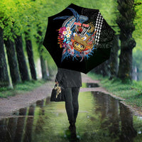 Personalized Japanese Koi Fish Ramen Umbrella Aloha Shark Kakau Pattern LT9 - Polynesian Pride