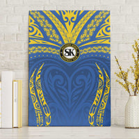 Oceania Football Solomon Kings Canvas Wall Art Polynesian Tribal Pattern