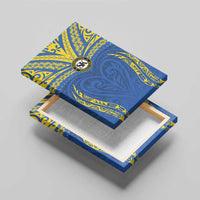 Oceania Football Solomon Kings Canvas Wall Art Polynesian Tribal Pattern