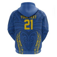 Custom Oceania Football Solomon Kings Hoodie Polynesian Tribal Pattern LT9 - Polynesian Pride