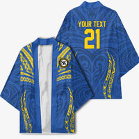 Custom Oceania Football Solomon Kings Kimono Polynesian Tribal Pattern