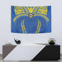 Oceania Football Solomon Kings Tapestry Polynesian Tribal Pattern