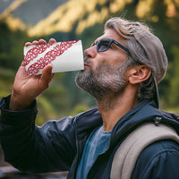 All White Maori Tribal Tattoo Personalised 4 in 1 Can Cooler Tumbler Classic Red Polynesian Style - Polynesian Pride