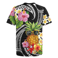 Hau'oli Makahiki Hou Rugby Jersey Aloha Pineapple Tropical Vibe