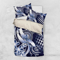 Aloha Blue Tribal Honu Tattoo Bedding Set