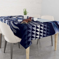 Aloha Blue Tribal Honu Tattoo Tablecloth